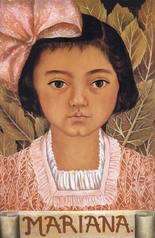 Portrait of Mariana Morillo, Frida Kahlo